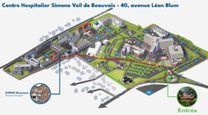 Plan d'accès - EHPAD Beaupré