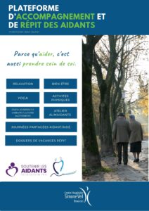 Affiche 1 - Plateforme d'Accompagnement et de Répit des aidants