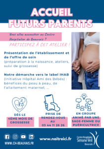 Affiche - atelier accueil des futurs parents - aperçu