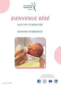 Brochure - suivi en maternité - donner le biberon - aperçu