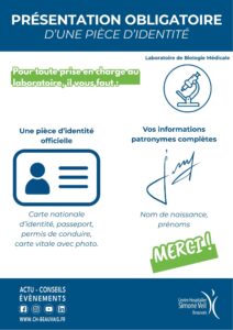 Affiche laboratoire de biologie médicale - identité