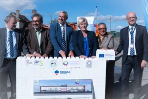 cérémonie de pose de la première pierre EHPAD Méru